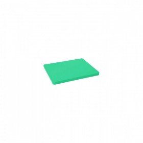 Tocator verde, 60x40x(h)1.8 cm, din polietilena de densitate mare HDPE 500, norme de igiena HACCP