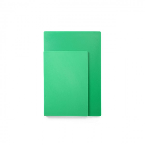 Tocator verde, 60x40x(h)1.8 cm, din polietilena de densitate mare HDPE 500, norme de igiena HACCP