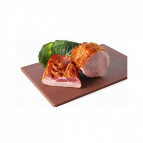 Tocator maro 450x300x12,7 mm, HACCP- pentru carne gatita, polietilena HDPE 500, ambele fete potrivite pentru taiere