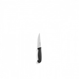 Cutit universal, lama zimtata din inox de 10 cm, lungime cutir 20,5 cm, maner negru,