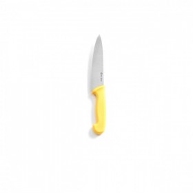 Cutitul bucatarului, galben, 180/320 mm, lama inox2.5 mm, norme de igiena HACCP, uz profesional