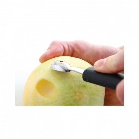 Lingura pepene ovala diam. 26 mm, lungime 165 mm, inox cu maner polipropilena,