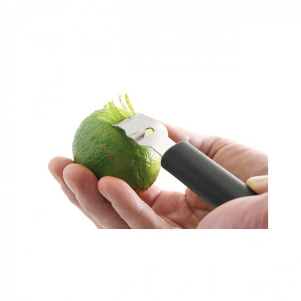 Cutit decorare pentru coaja citrice, lama inox, lungime 15.5 cm