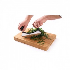 Cutit special pentru tocat, lama dubla inox, 230 mm,