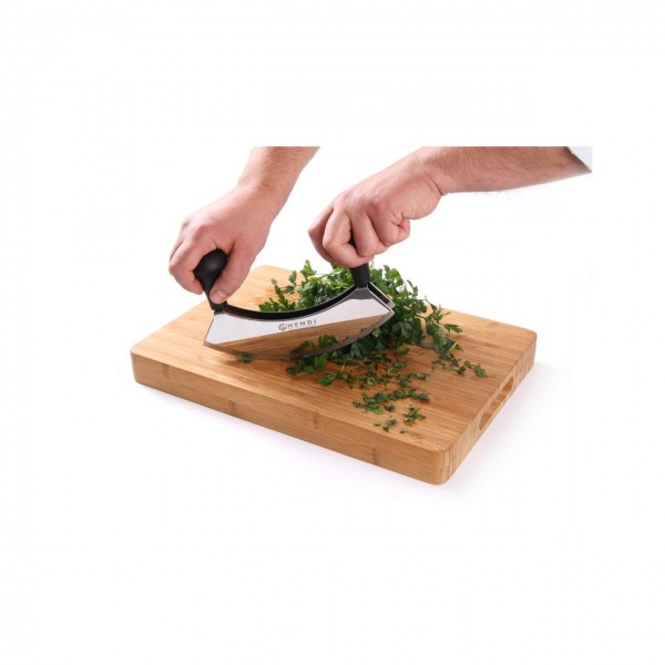 Cutit special pentru tocat, lama dubla inox, 230 mm,