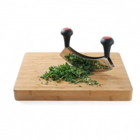 Cutit special pentru tocat, lama dubla inox, 230 mm,