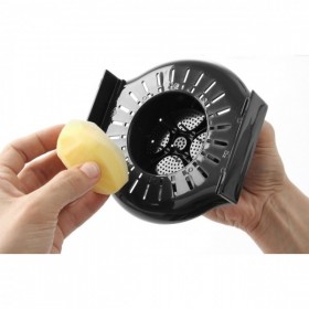 Razatoare mandolina legume fructe,5 lame inox in V, grosime taiere reglabila 1-9 mm,