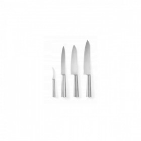 Set 4 cutite profesionale din inox, bucatar 37cm si 33cm, sunca 33cm, decojire 19cm