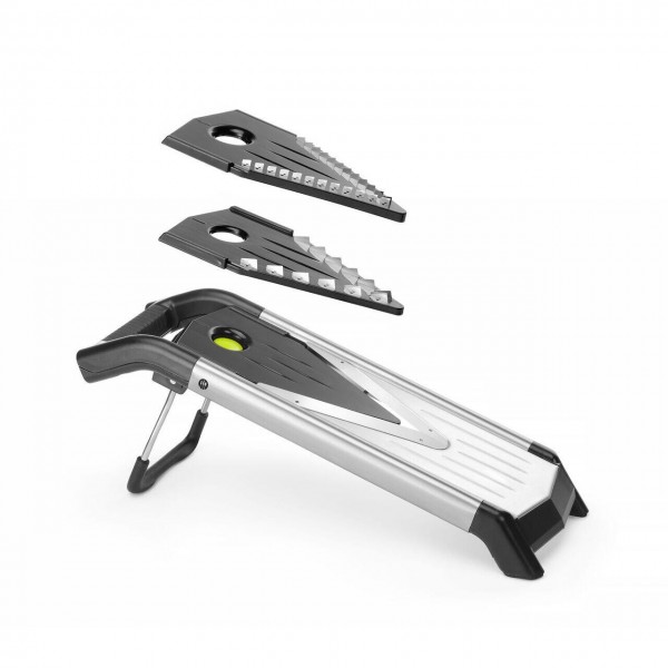 Razatoare legume tip mandolina, lama dubla, sistem reglare grosime feliere, 530x165 mm