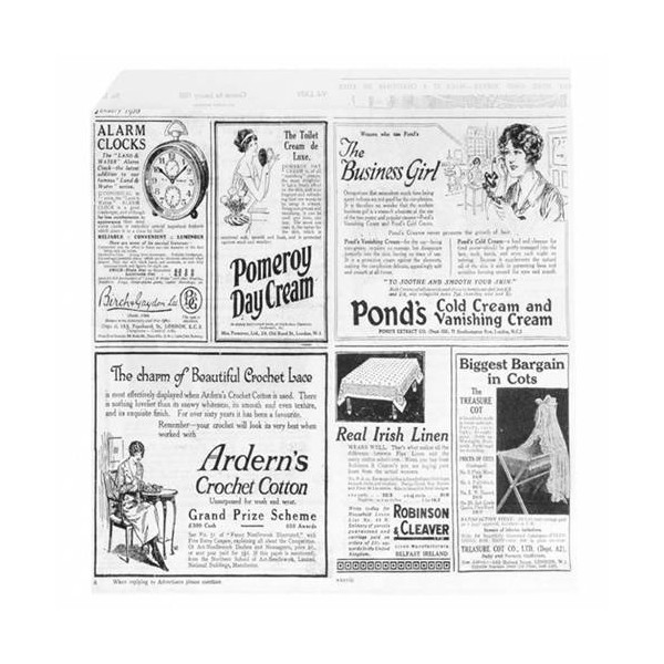 Coltar din hartie, design ziar, 13x13cm, 1000buc, outlet Outlet 215,44 lei