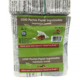 Coltar din hartie, design ziar, 13x13cm, 1000buc, outlet Outlet 215,44 lei