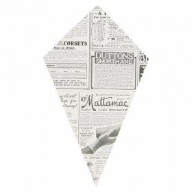 Con carton, ziar, 13*22cm, 100gr, 200buc, outlet Outlet 97,75 lei