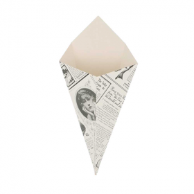 Con carton, ziar, 13*22cm, 100gr, 200buc, outlet Outlet 97,75 lei