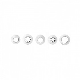 Set 5 x Varfuri ornare prajituri, zimtate, din otel inoxidabil 18/8, Produse 35,07 lei