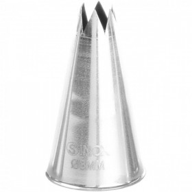 Varf decorare pentru cofetarie/patiserie, in forma de stea, Inox, diametru 8mm Produse 26,65 lei