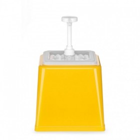 Dispenser de sos cu pompa, 2.5 L, galben, 230x210x(H)250 mm Produse 128,14 lei