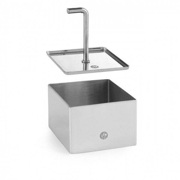 Presa decorare patrata din otel inoxidabil 65x65 mm, potrivita pentru forma patrata Produse 29,89 lei