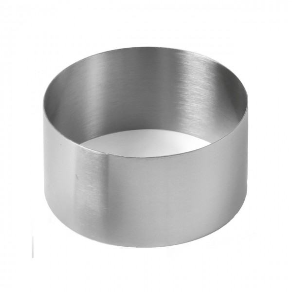 Forma Inel decorare alimente / prajituri, diametru 90x50(H) mm, Inox Produse 36,25 lei