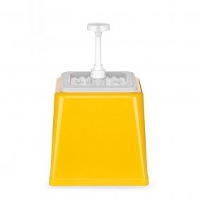 Dispenser de sos cu pompa, 2.5 L, galben, 230x210x(H)250 mm Produse 128,14 lei
