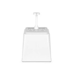 Dispenser de sos cu pompa, 2.5 L, alb, 230x210x(H)250 mm Produse 128,14 lei