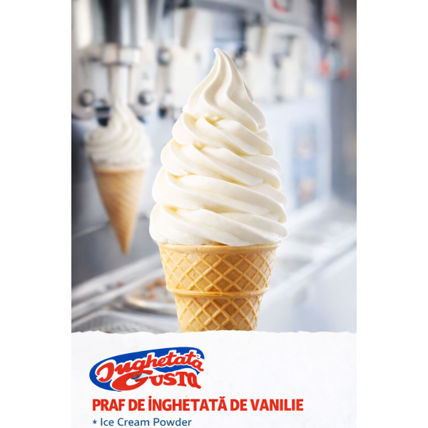 Praf pentru Inghetata soft, aroma de vanilie, Gusto Phoenix, masini profesionale, 1kg Gelaterie 26,44 lei