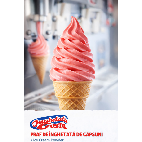 Praf pentru Inghetata soft, aroma de capsuni, Gusto Phoenix, masini profesionale, 1kg Gelaterie 26,44 lei