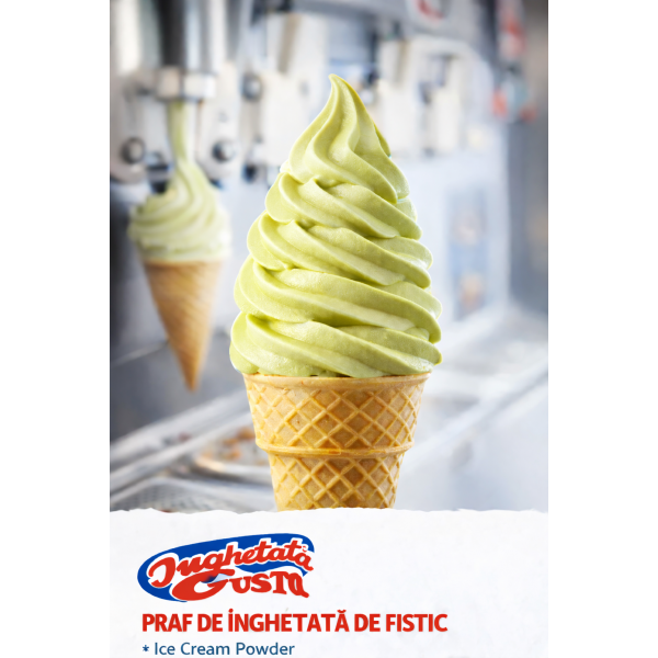 Praf pentru Inghetata soft, aroma de fistic, Gusto Phoenix, masini profesionale, 1kg Produse 26,44 lei