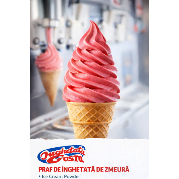 Praf pentru Inghetata soft, aroma de zmeura, Gusto Phoenix, masini profesionale, 1kg Produse 26,44 lei
