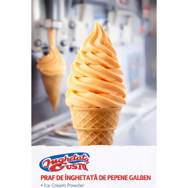 Praf pentru Inghetata soft, aroma de pepene galben, Gusto Phoenix, masini profesionale, 1kg Produse 26,44 lei
