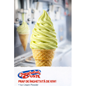 Praf pentru Inghetata soft, aroma de kiwi, Gusto Phoenix, masini profesionale, 1kg Produse 26,44 lei