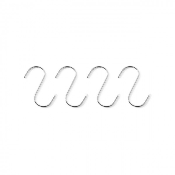 Set 4 x carlige macelarie, inox, 150x6 mm