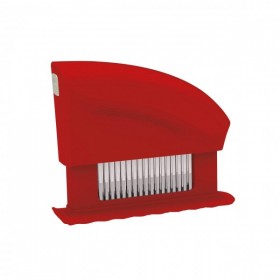 Dispozitiv fragezire carne 51 lame inox, 150x42x(H)118 mm, rosu, Profi Line