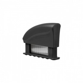 Dispozitiv fragezire carne, cu 51 lame, otel inoxidabil 18/8, plastic ABS, Negru, 15x4.2x11.8 cm