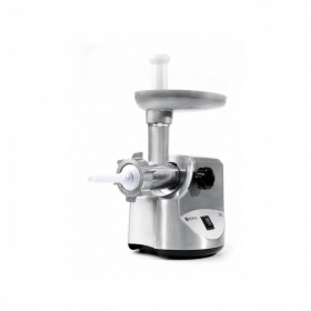 Masina de tocat carne, 2 discuri incluse 4, 7mm, umplere carnati 12, 15, 20mm, corp aluminiu, palnie fonta, 400W