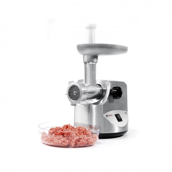 Masina de tocat carne, 2 discuri incluse 4, 7mm, umplere carnati 12, 15, 20mm, corp aluminiu, palnie fonta, 400W