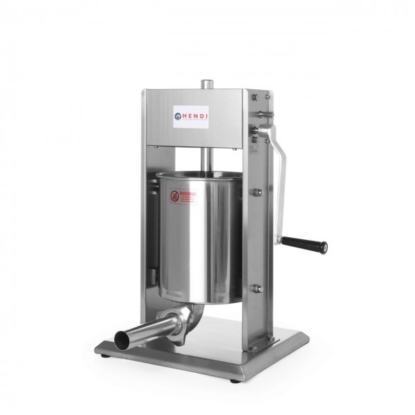 Aparat umplut carnati inox, profesional, manual, capacitate 3 litri, Profi Line, 3 palnii incluse
