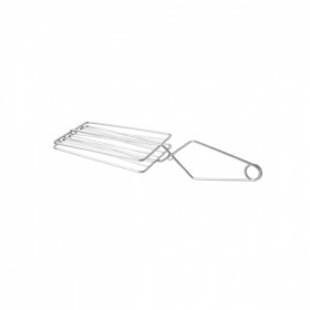 Gratar pentru toaster, otel inoxidabil, 10x34x(H)6.4 cm
