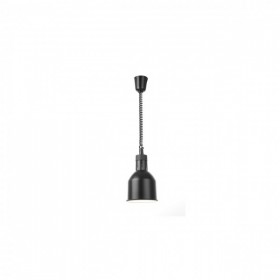 Lampa de incalzire cilindrica, culoare negru, 175x(H)250