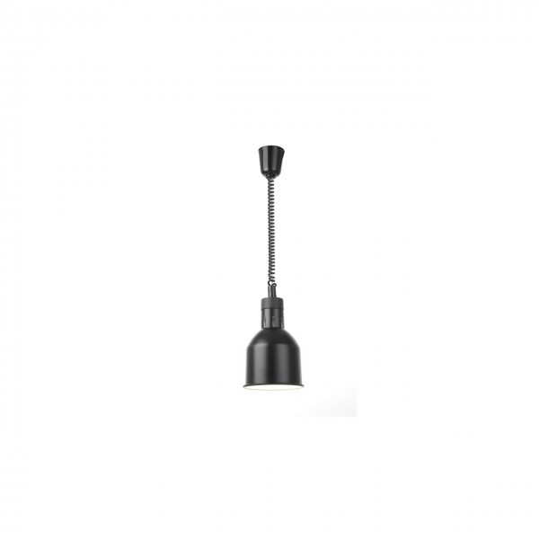 Lampa de incalzire cilindrica, culoare negru, 175x(H)250