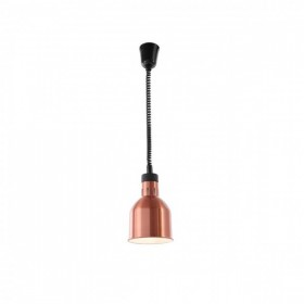 Lampa de incalzire cilindrica, finisaj cupru 175x(H)250