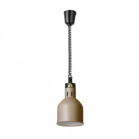 Lampa de caldura cilindrica bej, 230V/250W, 175x(H)250mm