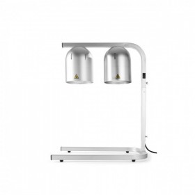 Suport cu 2 lampi infrarosu pentru mentinerea la cald a mancarii, 500 W, 495x355x(H)590 mm
