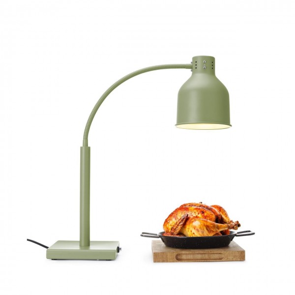 Lampa de caldura flexibila, verde, 220-240V/250W, 268x200x(H)660mm