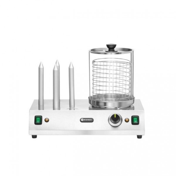 Aparat incalzit Hot Dog, 220-240V/550W, 500x310x(H)395mm