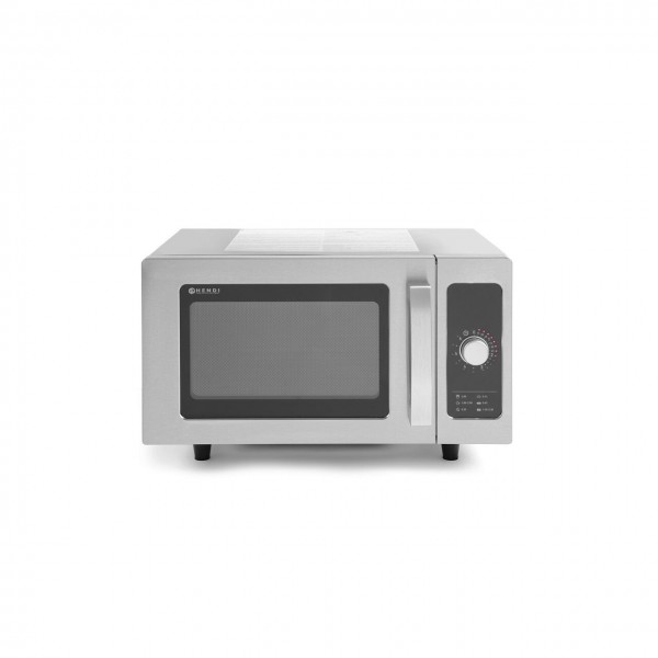 Cuptor microunde profesional, 25 lt, inox, control cu un singur buton, putere iesire 1000W, 511x432x(H)311 mm