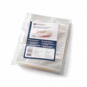 Set 100 pungi vacuum netede 200x300 mm, 2 straturi, 65 microni grosime, filtru UV