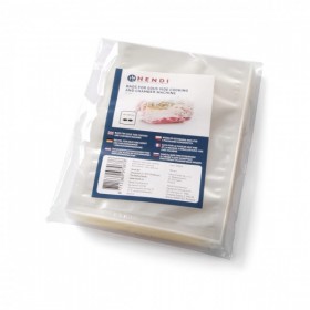 Set 100 pungi vidat netede pentru gatit 150x250 mm, 2 straturi, 75 microni grosime, filtru UV