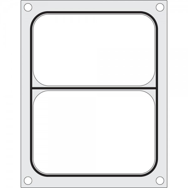 Matrita sigilare pentru doua recipiente 178x113 mm