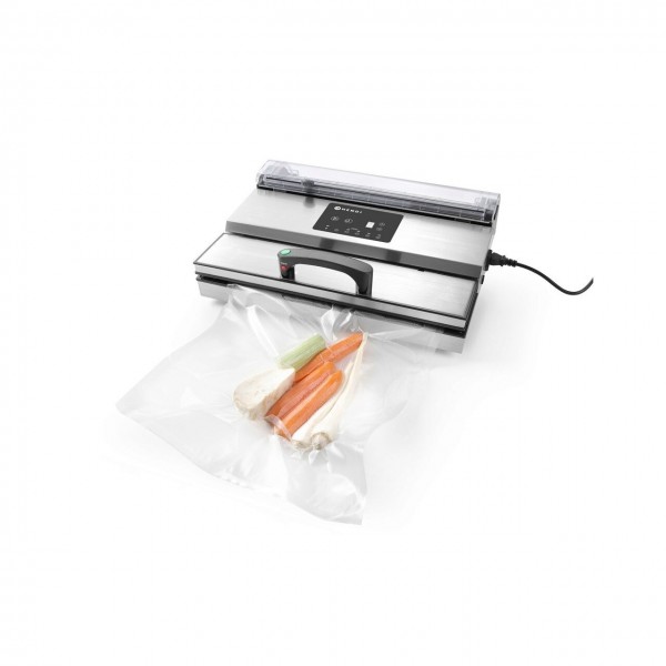 Aparat de vidat profesional Kitchen Line, 550W, pompa dubla de capacitate mare 16L/min, inox