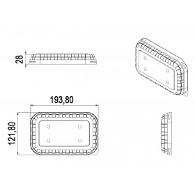Capac pentru caserole fructe 500gr, 193.80*121.8*h28, 900buc Produse 486,69 lei
